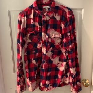 The Rail . Men’s large red white and blue flannel shirt. Nordstrom brand